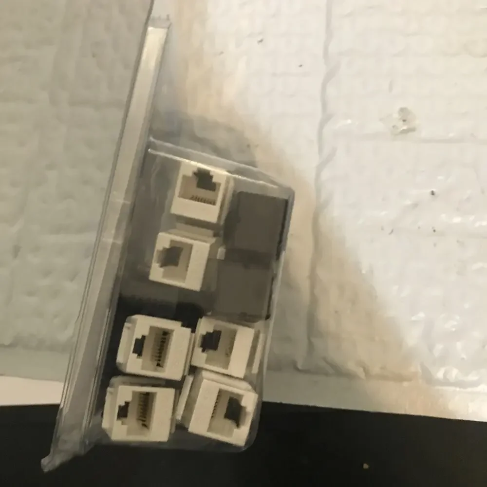 IDEAL 89-751WH CAT5e Gigabit Keystone Data Jack (10 PACK) NEW.